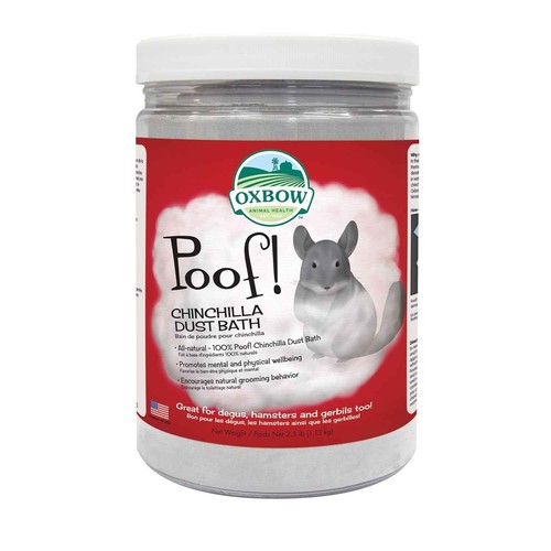 Oxbow poof chinchilla dust - poof!,