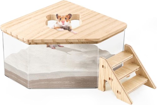 Hamster sand bath box - sand,