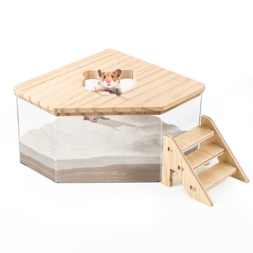 Hamster sand bath box - hamster,