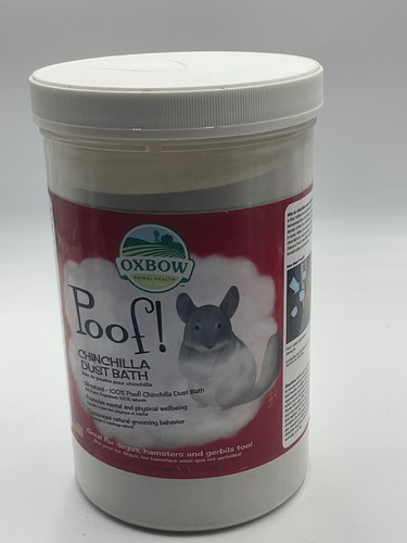Oxbow poof chinchilla dust - oxbow, poof!