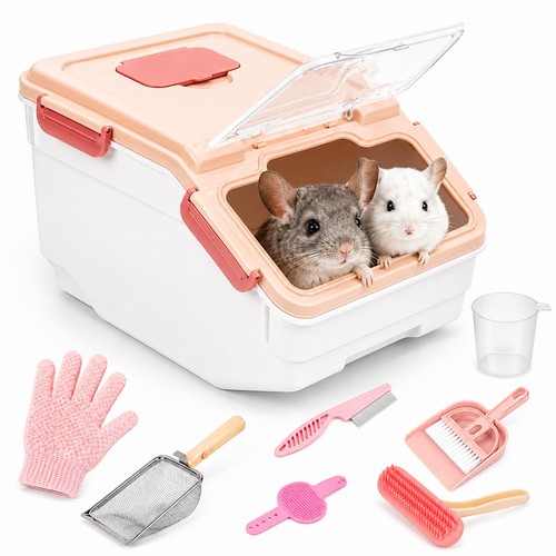 Extra large plastic chinchilla - large,