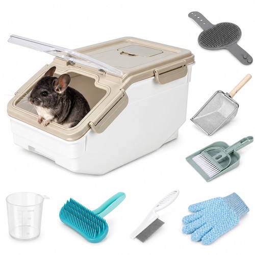 Chinchilla dust bath container - chinchilla,