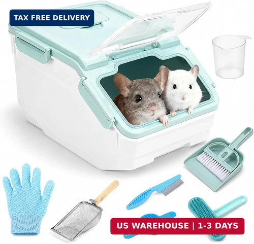 Chinchilla dust bath - chinchilla,