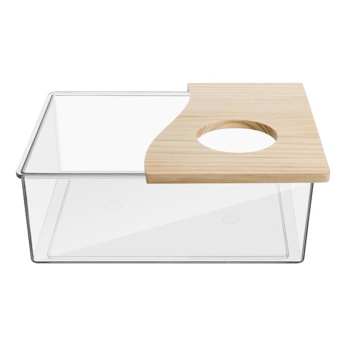 Hamster sand corner box - corner, for