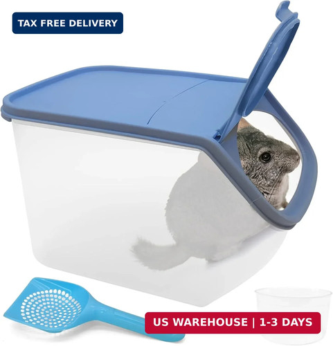 Chinchilla sand bath container - bath,