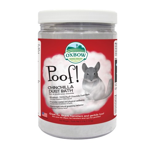 Oxbow poof chinchilla dust - poof!,